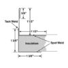 Large Double Wall E Z Flange With Barrel Clamp 26 Inch To 96 Inch